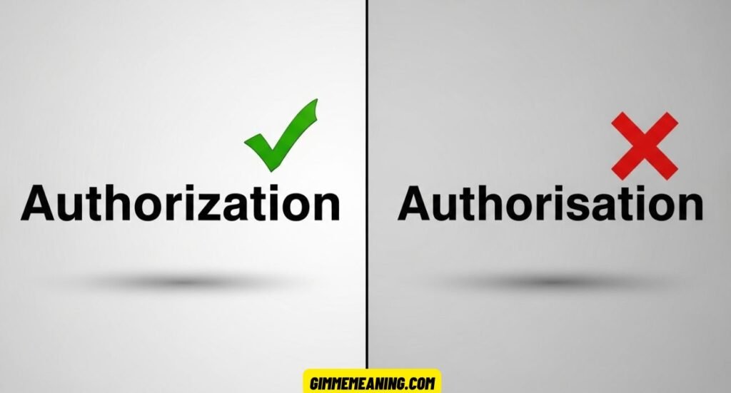 Authorization or Authorisation