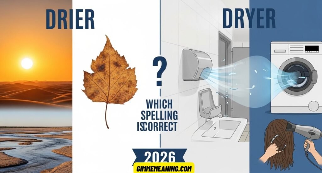 Drier or Dryer