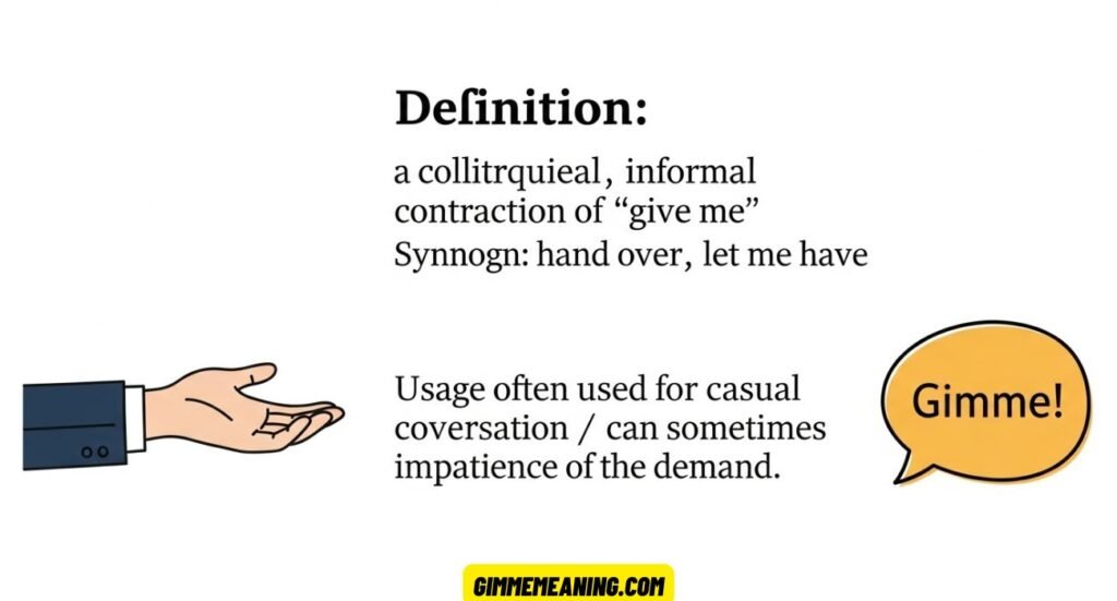Gimme Meaning