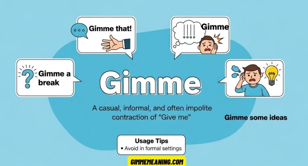 Gimme Meaning