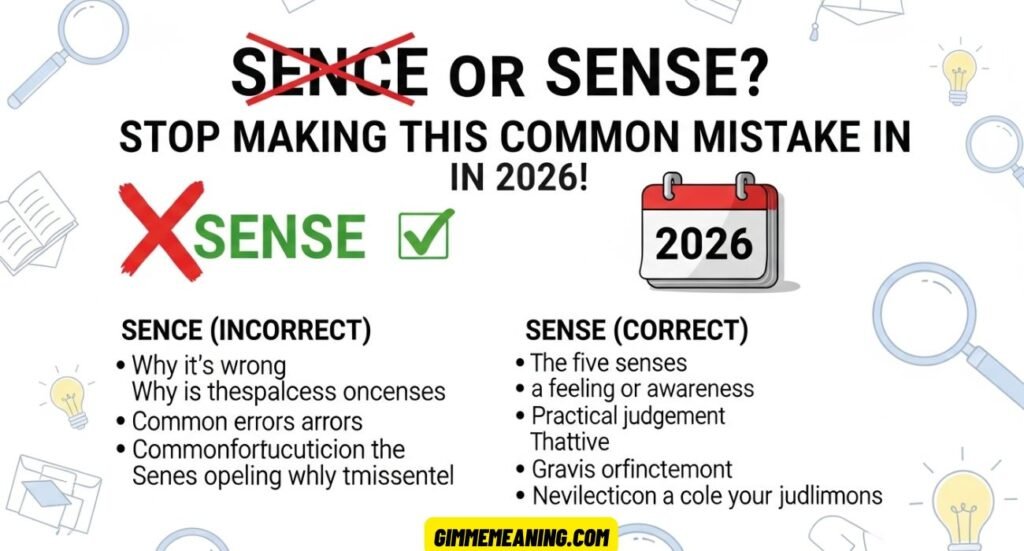 Sence or Sense