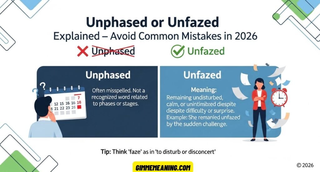 Unphased or Unfazed Explained
