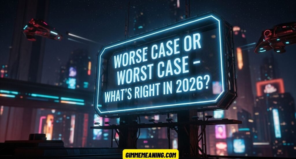 Worse Case or Worst Case