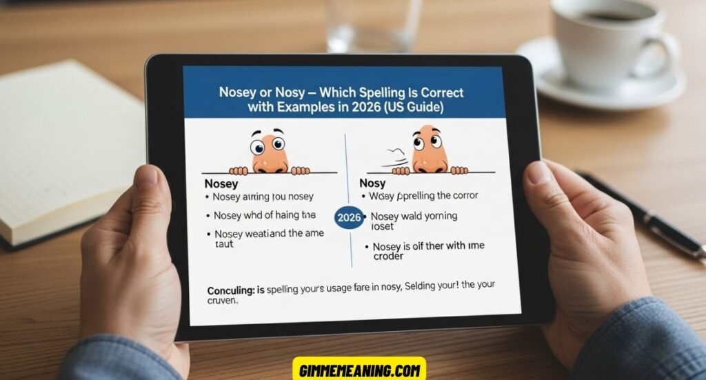 Nosey or Nosy