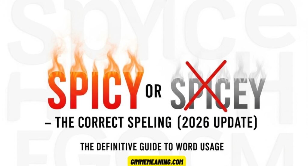 Spicey or Spicy