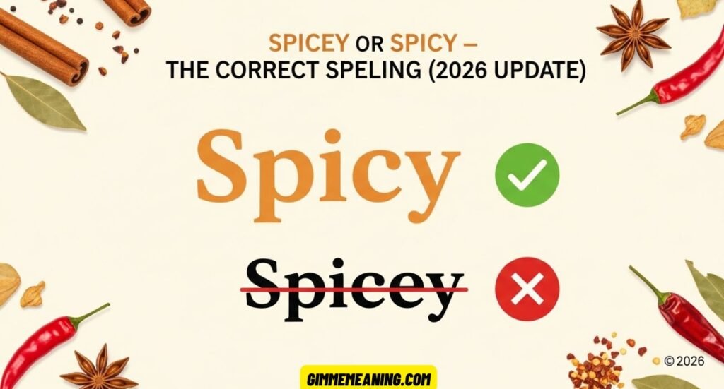 Spicey or Spicy