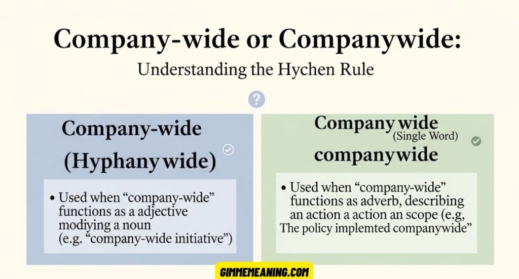 Company-wide or Companywide