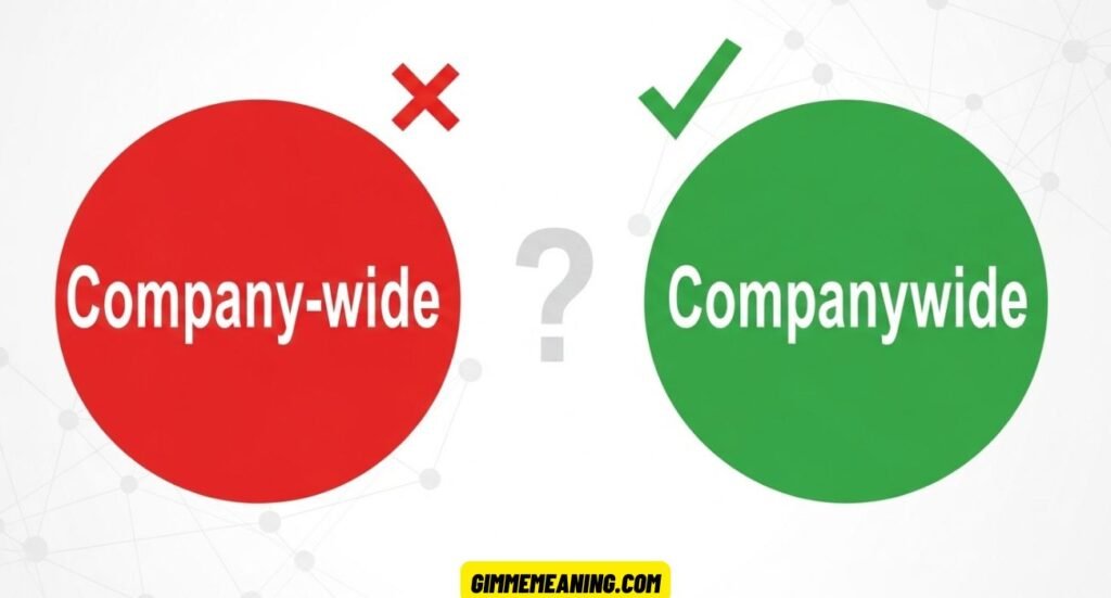 Company-wide or Companywide