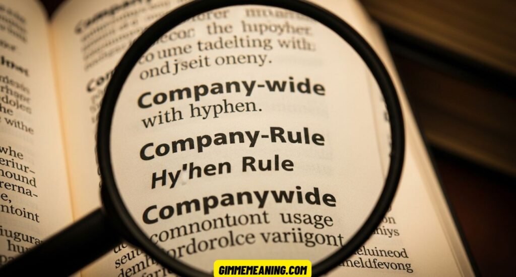 Company-wide or Companywide