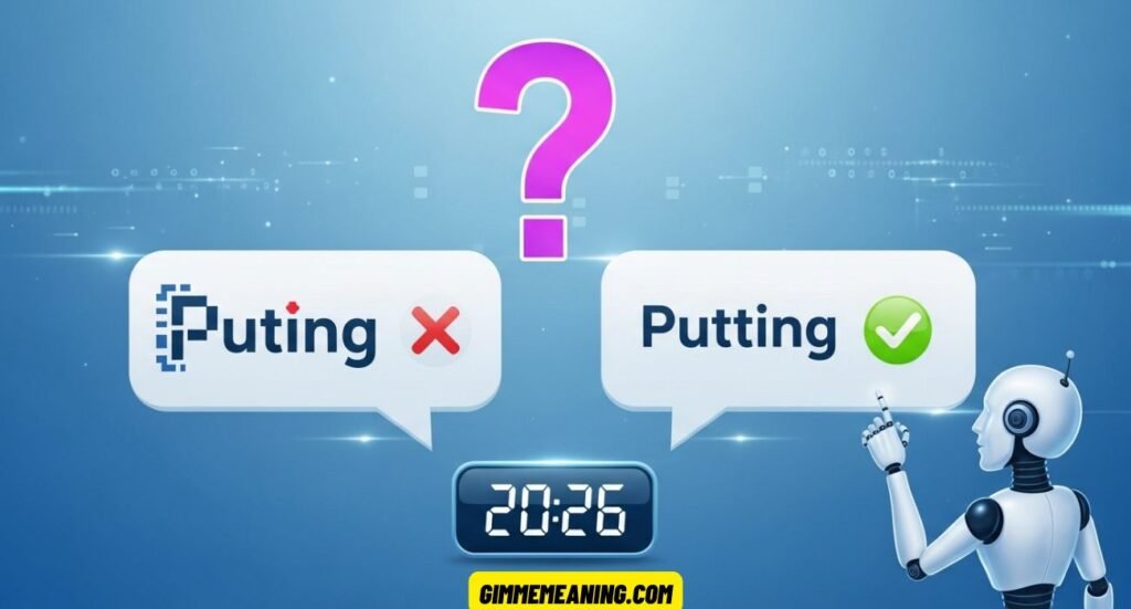 Puting or Putting