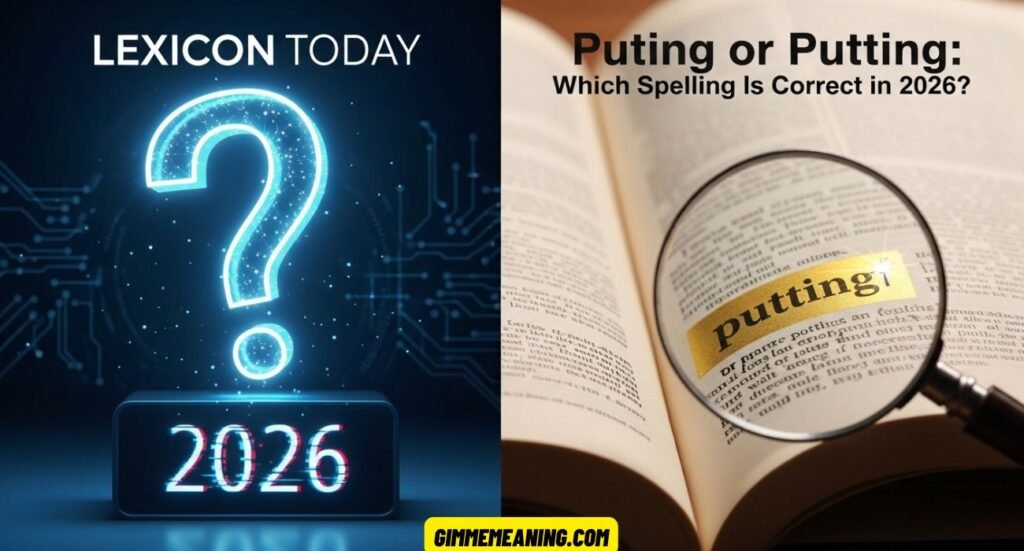 Puting or Putting