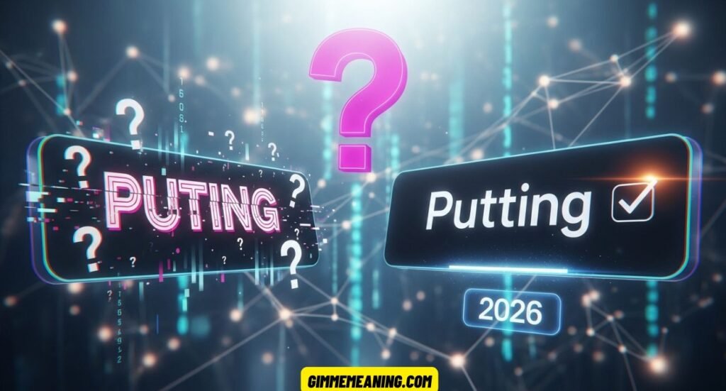 Puting or Putting