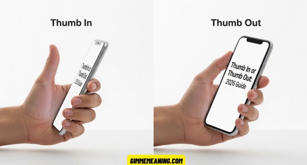 Thumb In or Thumb Out