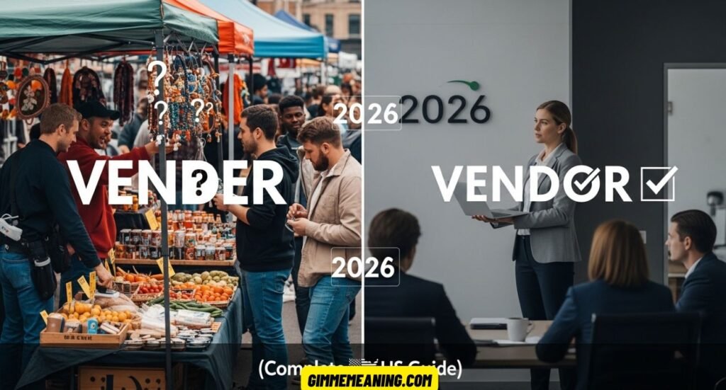 Vender vs Vendor