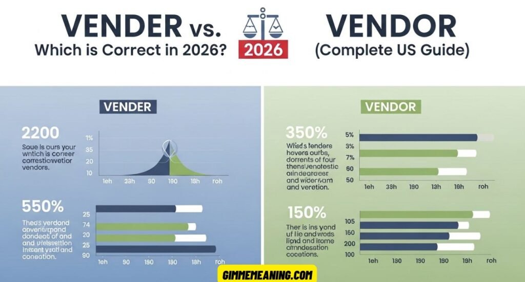 Vender vs Vendor