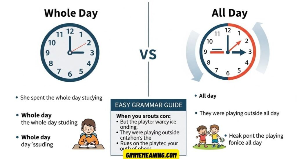 Whole Day or All Day