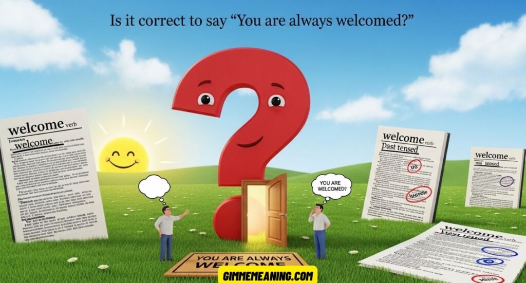 You Are Always Welcomed