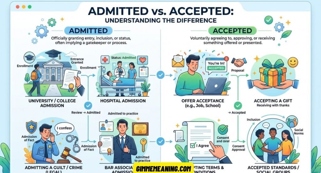 Admitted vs. Accepted