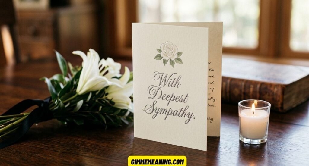 Deepest Sympathy Meaning