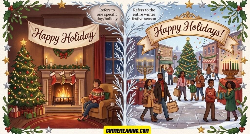 Happy Holiday or Happy Holidays?