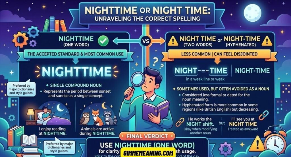 Nighttime or Night Time