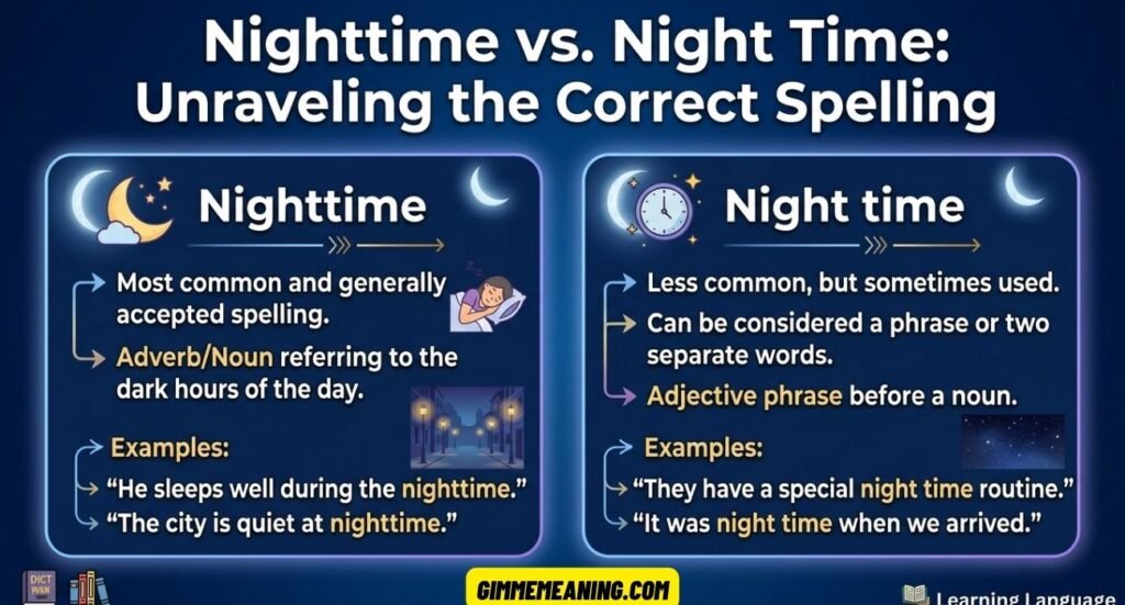 Nighttime or Night Time
