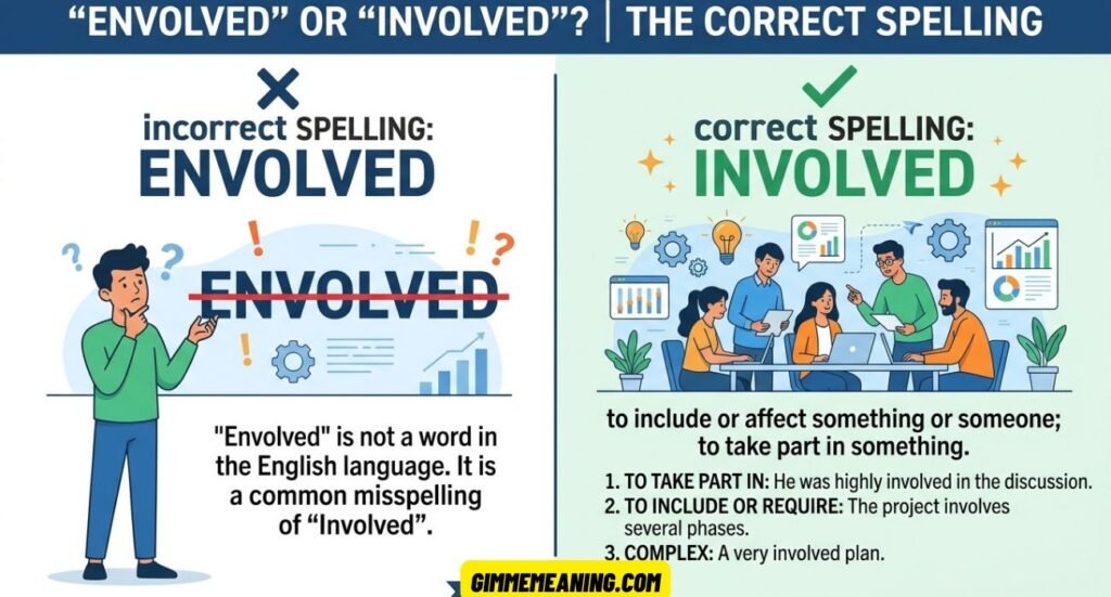 Envolved” or “Involved