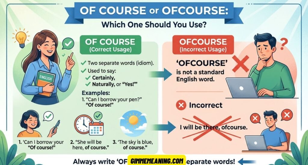 Of Course or Ofcourse