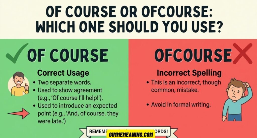 Of Course or Ofcourse