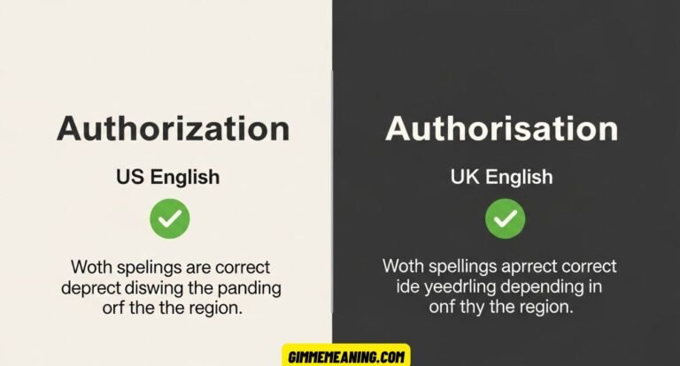 Authorization or Authorisation