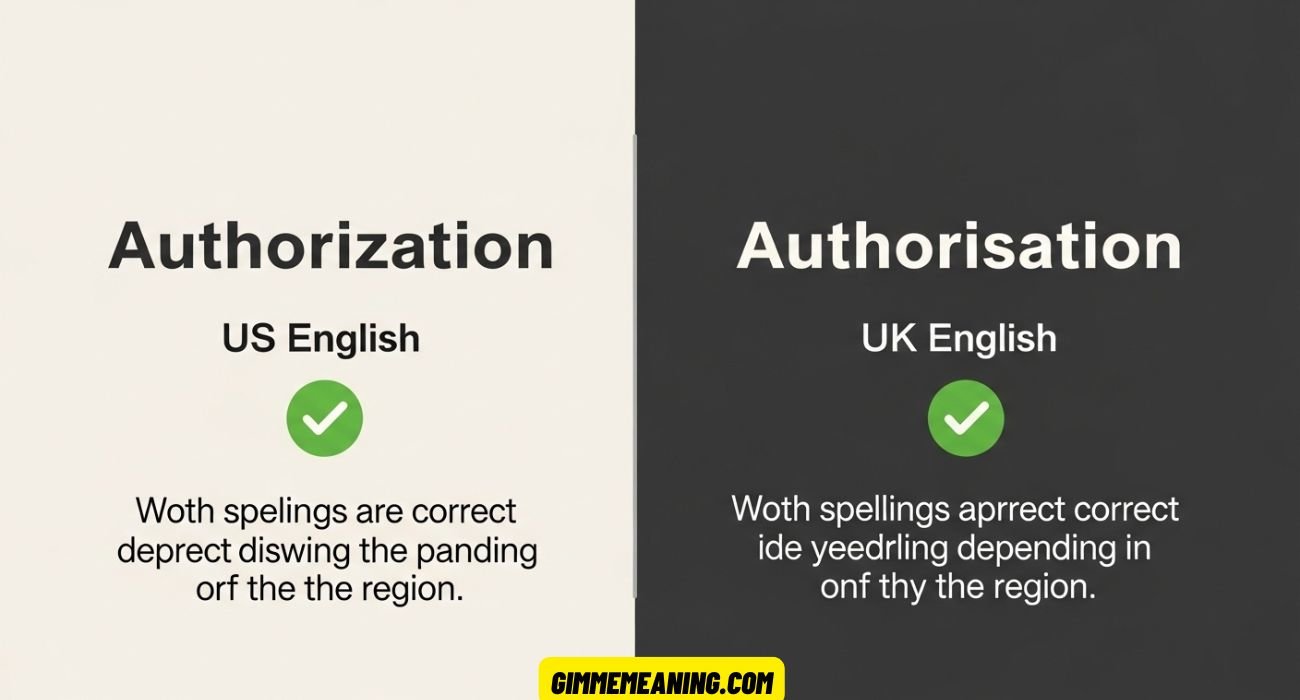 Authorization or Authorisation