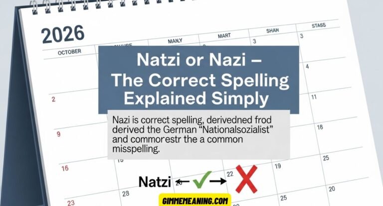 Natzi or Nazi