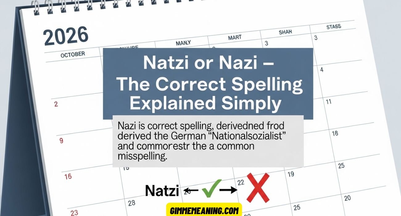 Natzi or Nazi