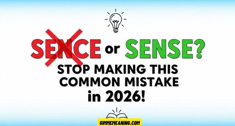 Sence or Sense