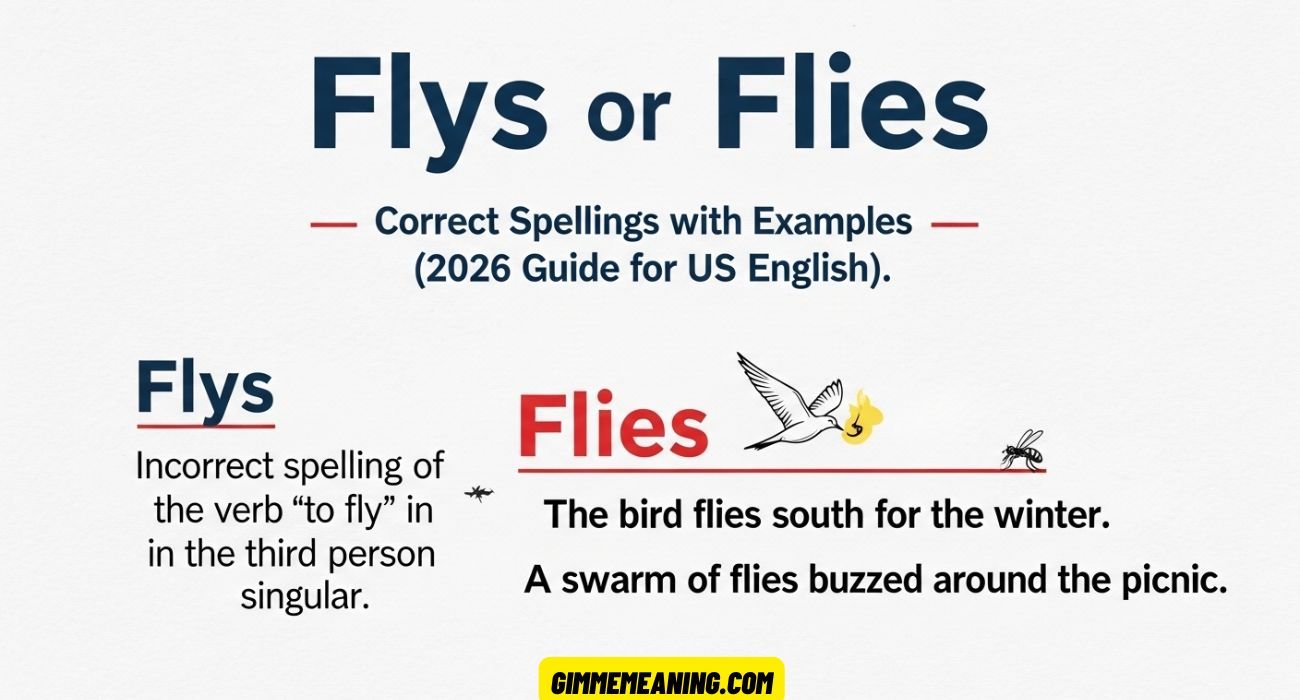 Flys or Flies