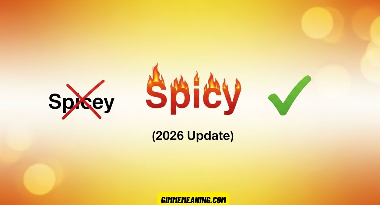 Spicey or Spicy