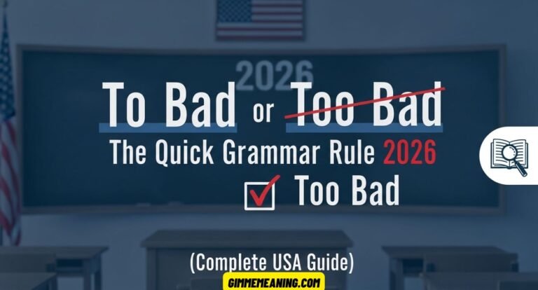 To Bad or Too Bad