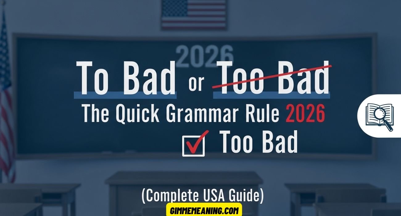 To Bad or Too Bad