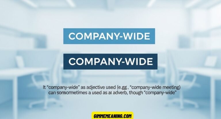 Company-wide or Companywide