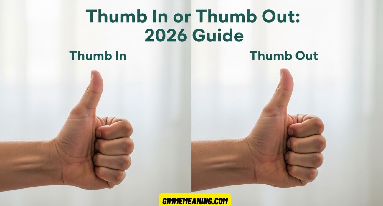 Thumb In or Thumb Out