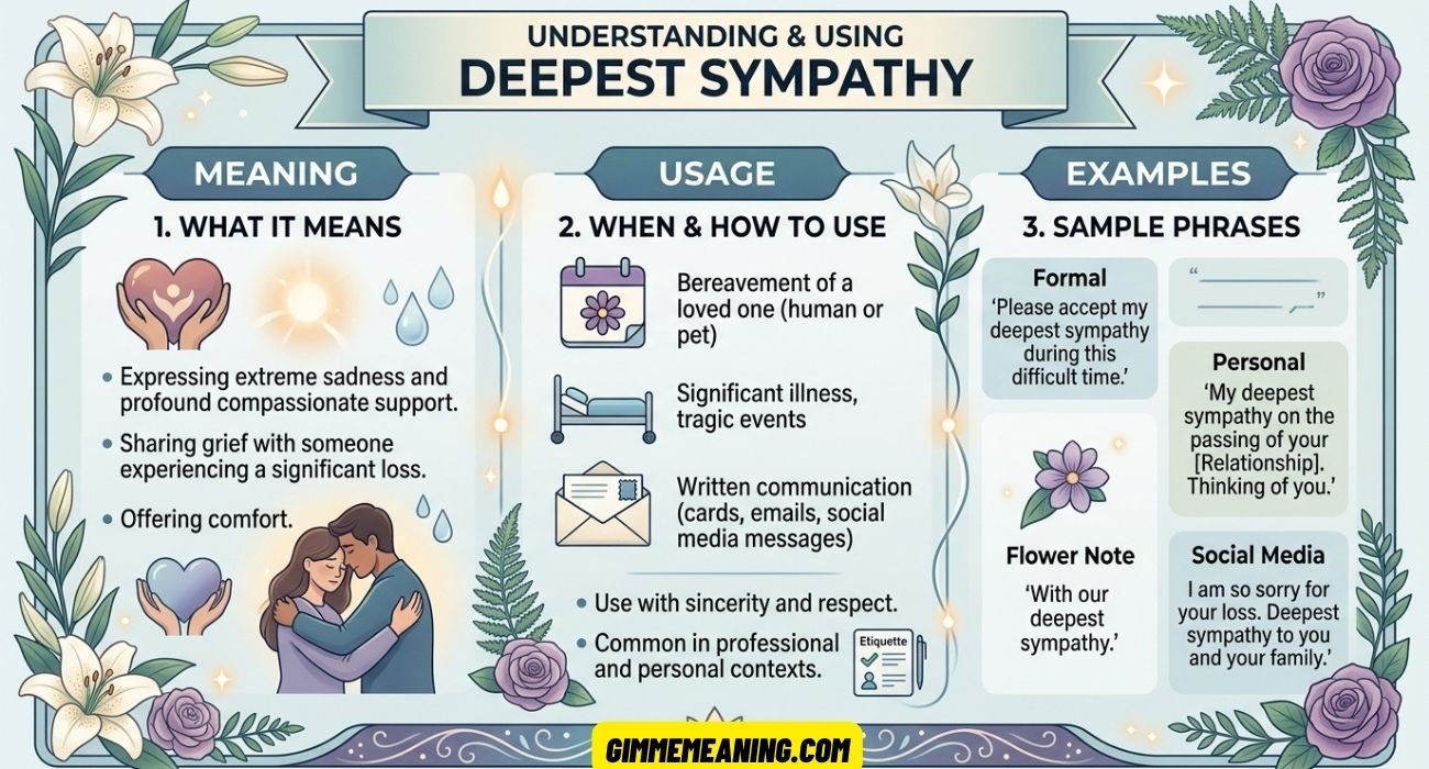Deepest Sympathy Meaning