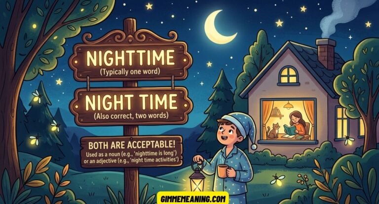 Nighttime or Night Time