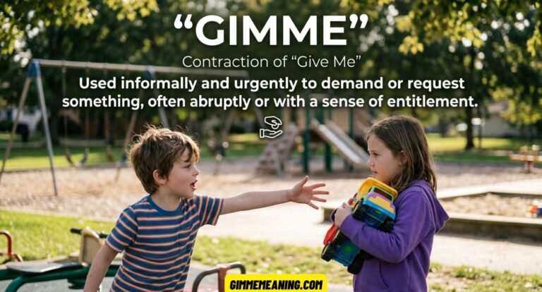 Gimme” Mean