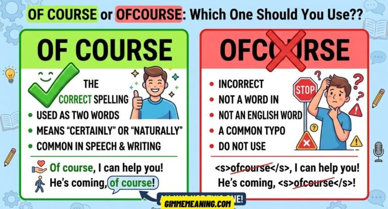 Of Course or Ofcourse